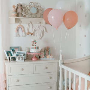 Vintage-Style Nursery Dresser